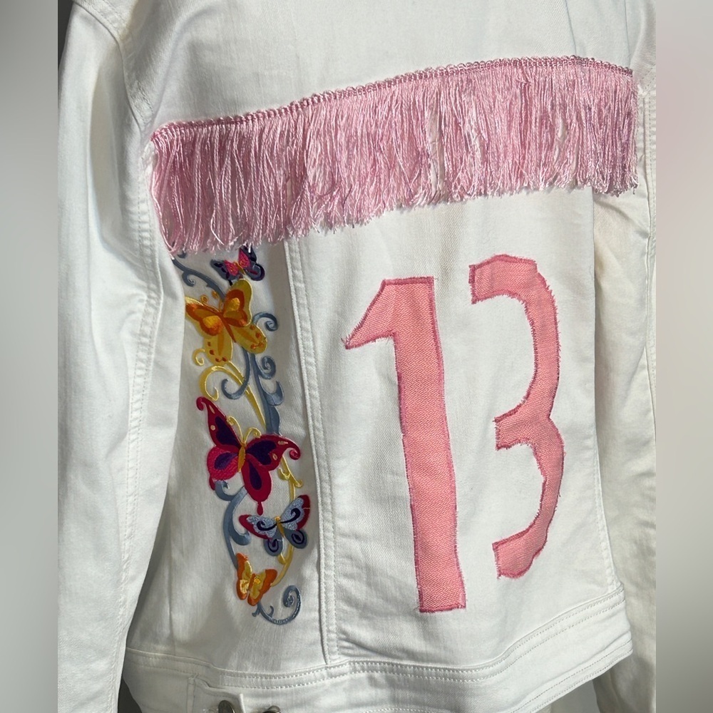 Lover Taylor Swift Lover Era Refashioned Jean Jacket Size XL